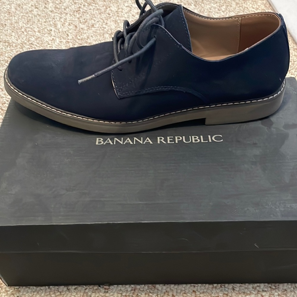 Banana Republic Suede Shoes Navy